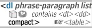 <dl>